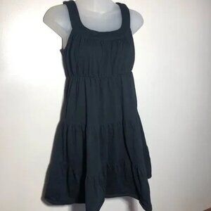 FASHION BUG BLACK SCOOP NECK SLEEVELESS TANK DRESS SMALL‎